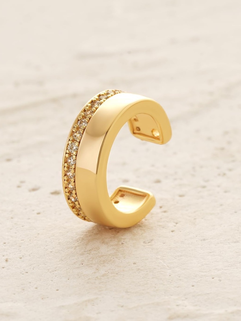 Gold Pavé Cuff Ear Cuff
